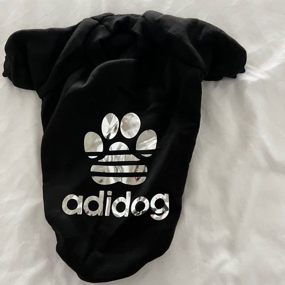 ADIDOG PAWFOIL HOODIE BLACK (VARIOUS SIZES) - Picture 1 of 2